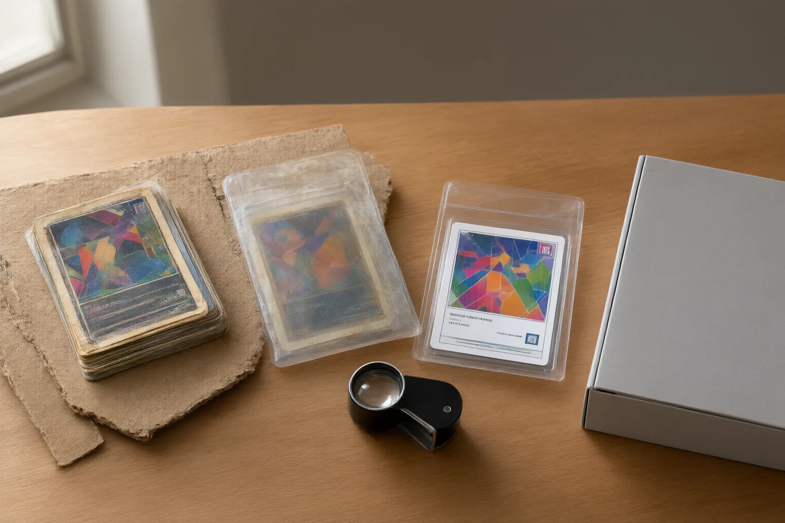 Original editorial hero image for How Acidic Storage Materials Can Affect Trading Cards and How to Identify Them
