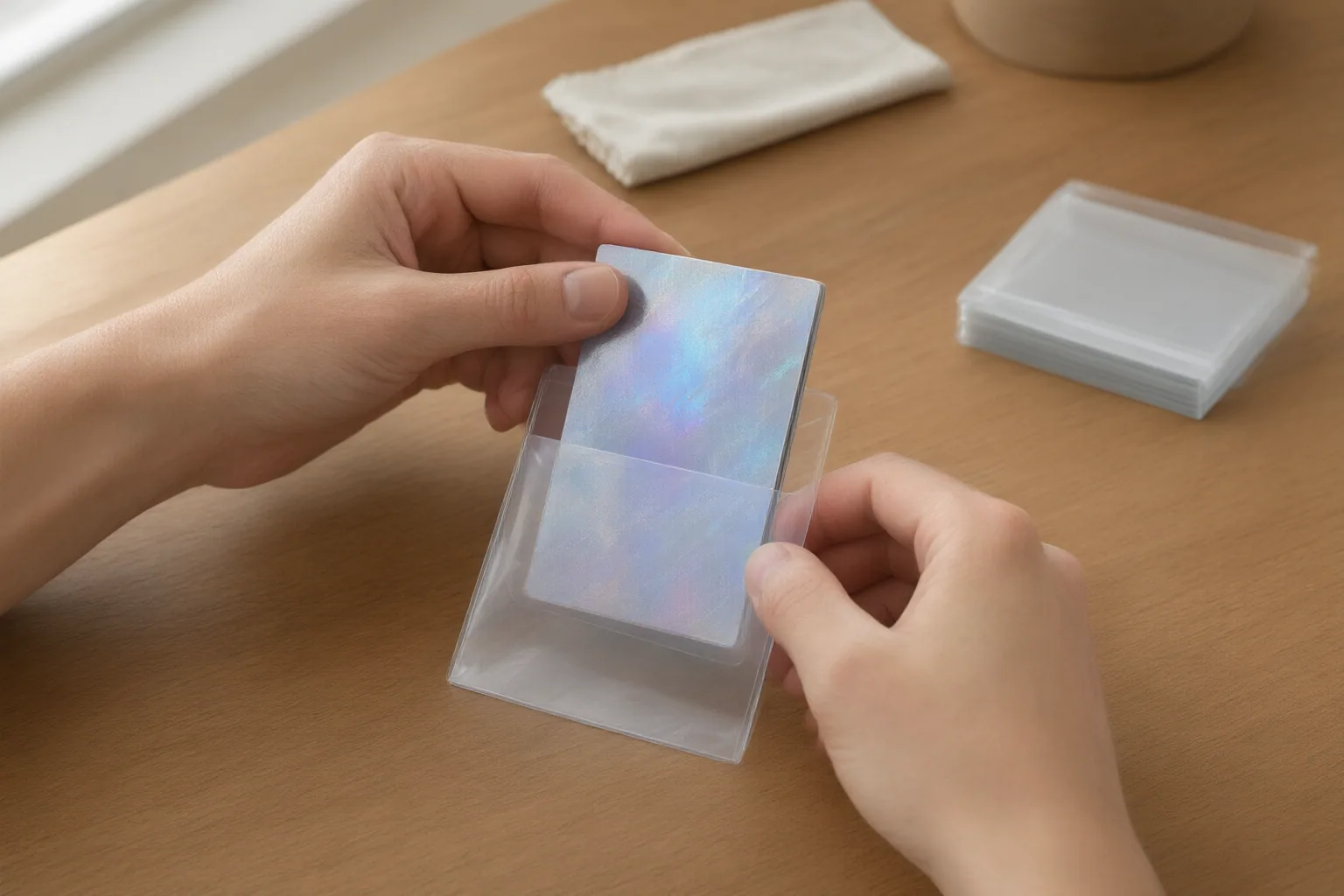 Original editorial hero image for How to Handle Trading Cards Without Damaging Edges or Transferring Skin Oils