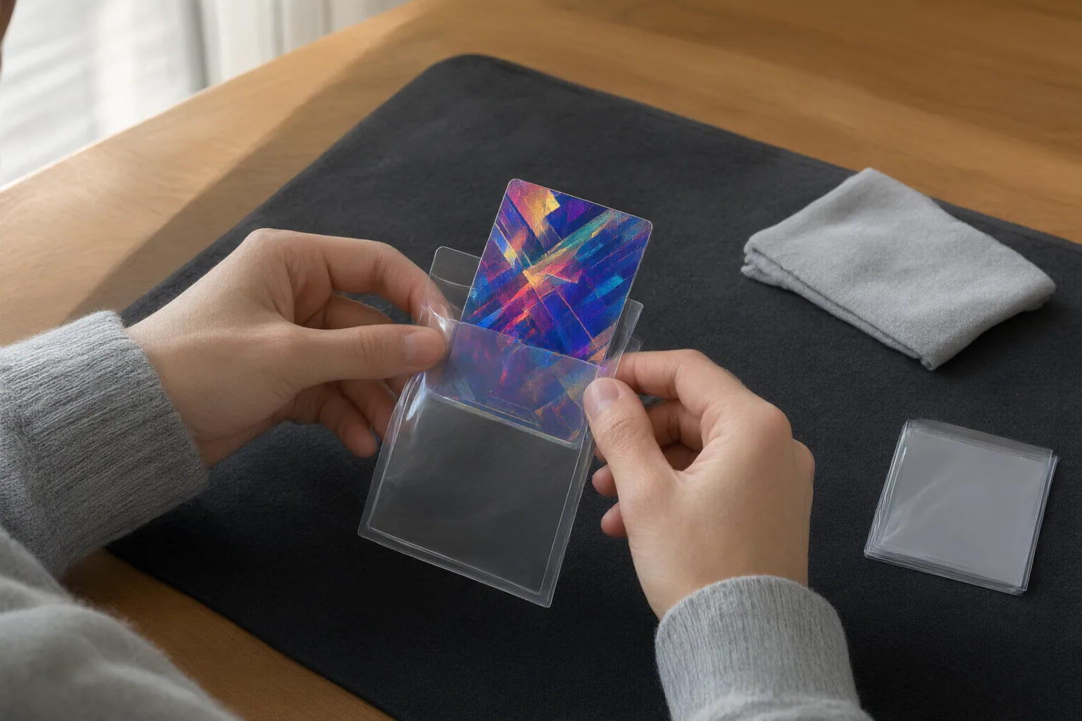 Editorial scene showing practical next steps for How to Handle Trading Cards Without Damaging Edges or Transferring Skin Oils