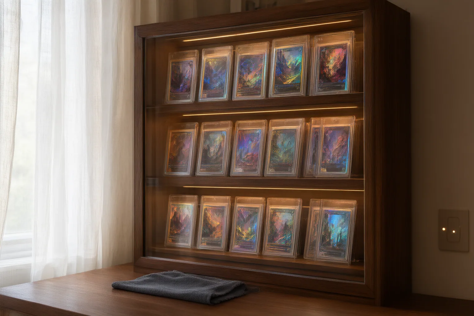 Original editorial hero image for How to Protect Trading Cards from UV Light While Keeping Them on Display