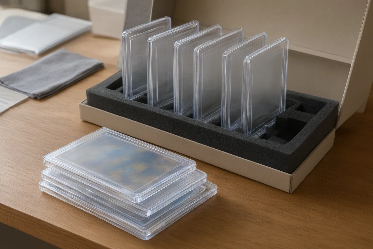 Editorial detail illustrating evidence and decision criteria for Should Graded Cards Be Stored Upright or Flat?